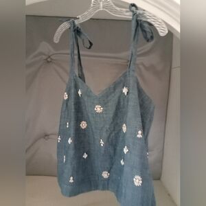 J. Crew denim top